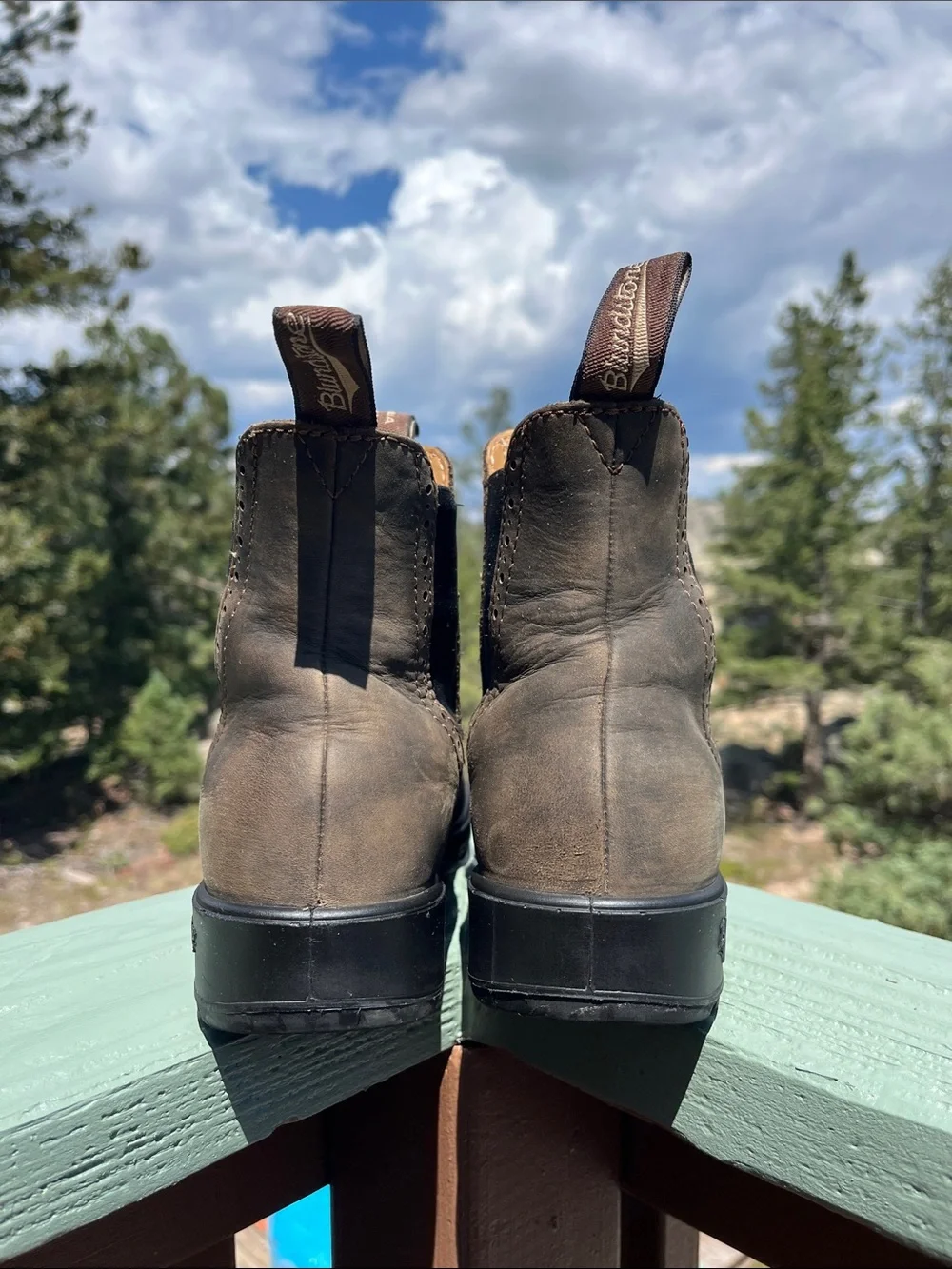 Blundstone Women's Originals #1351 High Top Boots in Rustic Brown Sz AU4 USW7
